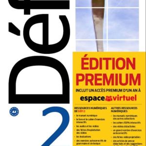 DÉFI 2 LIVRE DE L ÉLÈVE + CD VERSION PREMIUM A2
				 (edición en francés)