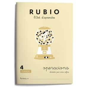 L ART D APRENDRE. OPERACIONS RUBIO  4 (CATALÀ)
				 (edición en catalán)
