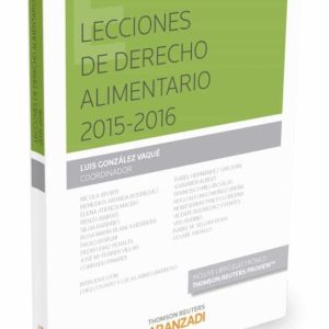 LECCIONES DE DERECHO ALIMENTARIO 2016-2016