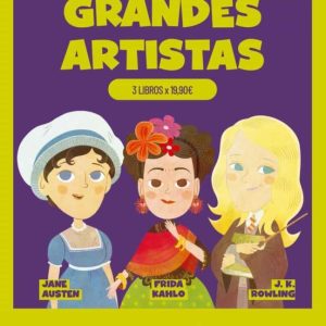 PACK GRANDES ARTISTAS (CONTIENE: JANE AUSTEN; FRIDA KAHLO; J.K. ROWLING)