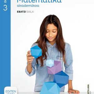 3DBH MATEM ACADEMICA EUSK ED15
				 (edición en euskera)