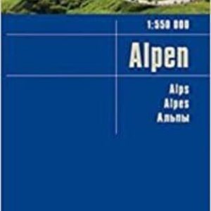 ALPEN = ALPS = ALPES  (1:550000) (2A ED.) (ED. MULTILINGÜE DEUTSCH, ENGLISCH, FRANZÖSISCH, , SPANISCH, RUSSISCH)            (IMPERMEABLE)
				 (edición en alemán)