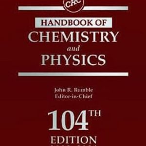 CRC HANDBOOK OF CHEMISTRY AND PHYSICS
				 (edición en inglés)