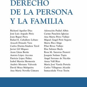 DERECHO DE LA PERSONA Y LA FAMILIA