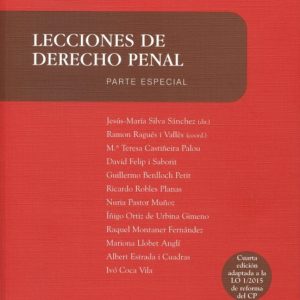 LECCIONES DE DERECHO PENAL: PARTE ESPECIAL (4ª ED.)