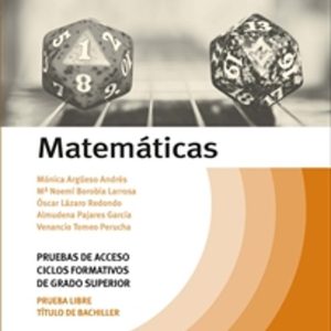 MATEMATICAS. PRUEBAS DE ACCESO CICLOS FORMATIVOS DE GRADO SUPERIOR