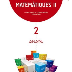 MATEMÀTIQUES II.2º BACHILLERATO
				 (edición en valenciano)