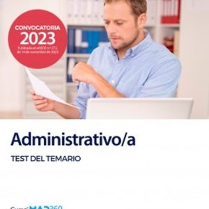 ADMINISTRATIVO/A DEL AYUNTAMIENTO DE ALCOY. TEST DEL TEMARIO
