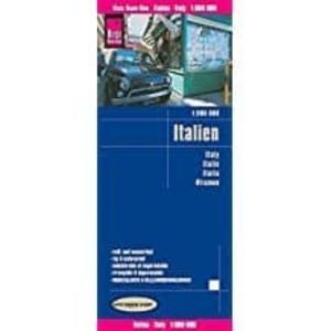 ITALIEN = ITALY = ITALIA (1:900000) (3A ED.) (ED. MULTILINGÜE DEUTSCH, ENGLISCH,  FRANZÖSISCH , SPANISCH, RUSSISCH)            (IMPERMEABLE)
				 (edición en alemán)