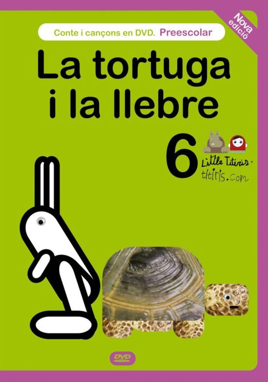 LA TORTUGA I LA LLEBRE (CUENTO DVD CON LIBRO EN CARTONE)
				 (edición en catalán)