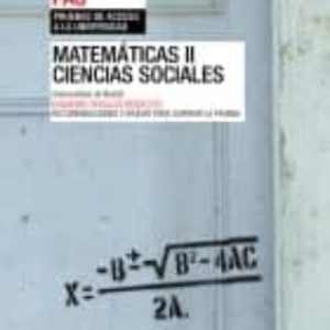 PAU MADRID MATEMATICAS-CIENCIAS SOCIALES II + SEPARATA