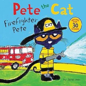 PETE THE CAT: FIREFIGHTER PETE: INCLUDES OVER 30 STICKERS! (PETE THE CAT)
				 (edición en inglés)