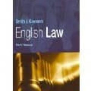 SMITH AND KEENAN'S ENGLISH LAW
				 (edición en inglés)