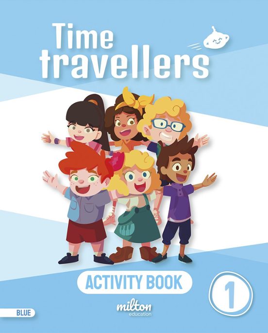 TIME TRAVELLERS 1 BLUE ACTIVITY BOOK ENGLISH 1º PRIMARIA (ANDALUCIA Y MURCIA)
				 (edición en inglés)